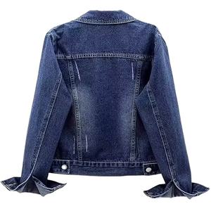 Veste en jean unisexe printemps respirante coupe-vent séchage rapide décontractée élégante personnalisable logo avant couleur sur mesure 2026 - Product Image 4