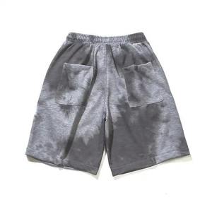 Shorts cargo en molleton de coton de luxe pour hommes, délavés à l'acide, style vintage, unisexe, coupe ample, vente en gros, personnalisables - Product Image 3