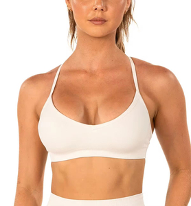 Sujetador Deportivo Personalizado para Mujer, Transpirable y Cómodo, de Nailon y Elastano, Ropa Deportiva OEM, Precio Económico, Servicio al por Mayor - Product Image 1