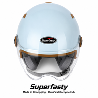 Casque de moto ouvert unisexe de haute qualité, durable, personnalisé, en matériau ABS haute résistance, pour la conduite en toutes saisons