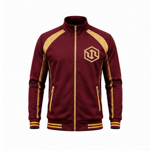 Ensemble de survêtement de sport de luxe pour homme |   Veste de sport tendance, pantalon de jogging |   Hiver 100% polyester léger respirant et à séchage rapide - Product Image 3