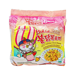 Fideos Samyang Premium Sabor Carbonara, Cremosos y Picantes, Ramen Instantáneo para Distribución al por Mayor a Cadenas de Tiendas Minoristas - Product Image 5