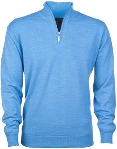 Pull à demi-zip pour homme de haute qualité, manches longues, respirant, décontracté, pour l'hiver, style streetwear, logo personnalisé - Product Image 4