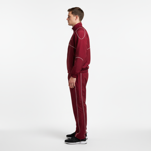 Ensemble de survêtement 2 pièces pour homme 2026 : short et veste de jogging personnalisés en mélange de coton écologique à séchage rapide, avec fermeture éclair, en polyester - Product Image 4