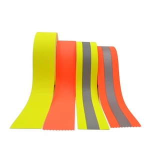 Ruban de sécurité réfléchissant en coton haute visibilité, ignifuge, rétro-réfléchissant, tissu FR pour uniforme de pompier - Product Image 3