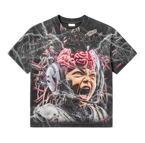 เสื้อยืดพิมพ์ลาย DTG สไตล์วินเทจ ย้อมสีแบบแอซิดวอช ผ้าฝ้ายคุณภาพพรีเมียม 100% 250 GSM สำหรับผู้ชาย ทรงโอเวอร์ไซส์ ปี 2026 - Product Image 1