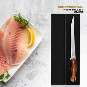 Premium Stainless Steel Fillet <b>Knife</b> Professional <b>Fish</b> Processing Kitchen Tool for Home Restaurant and Commercial Use - Product Image 4