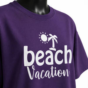 Camiseta Morada Oversize Personalizada para Mujer, Manga Corta, Algodón Casual, Venta al por Mayor, Precio Económico, OEM, Transpirable, Precio Barato 2026 - Product Image 6