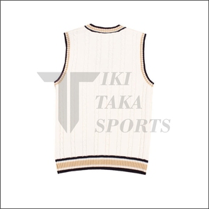 Tiki Taka Sports OEM High Quality Custom Men's School <b>Cardigan</b> <b>Sweater</b> Winter Wool/Nylon V-neck Full Sleeves Single Button Lace - Product Image 3