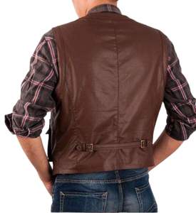 Gilet de chasse vintage marron - Product Image 3