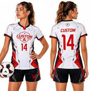 Maillot de football personnalisé OEM, maillot de football par sublimation pour femmes, haute qualité, impression par sublimation personnalisée - Product Image 1