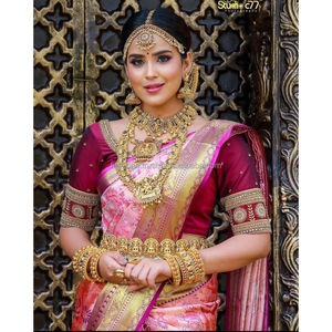 HERMOSO RICO PALLU & JACQUARD TRABAJO EN TODO EL SAREE - Product Image 2