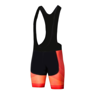 Ensemble de maillot de cyclisme pour hommes, imprimé géométrique, manches courtes, rouge, orange, noir, respirant, coupe sportive d'été - Product Image 6
