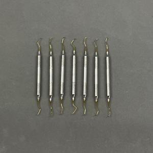 Kit de Examen Dental Manual de Acero Inoxidable de Alta Calidad, Juego de Instrumentos de Higiene con Recubrimiento de Plasma Arcoíris, Clase I CE - Product Image 6