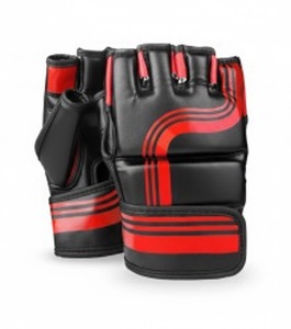 Guantes de Boxeo Profesionales con Logotipo Personalizado, de Cuero PU con Cordones, Transpirables, de Alta Calidad - Product Image 1