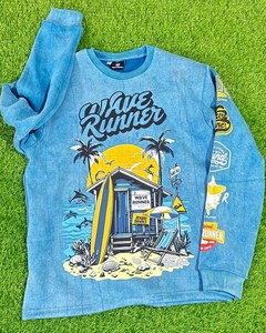 เสื้อสเวตเชิ้ตคุณภาพสูงสำหรับทุกเพศ ผลิตจากผ้าฝ้ายฟลีซ 100% ปรับแต่งได้ตามต้องการ GSM สินค้าขายดี - Product Image 6