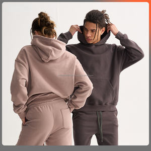 Conjunto Deportivo de Forro Polar para Hombre, con Sudadera con Capucha y Pantalones Deportivos, Transpirable y de Secado Rápido, con Logotipo Personalizado al por Mayor - Product Image 1