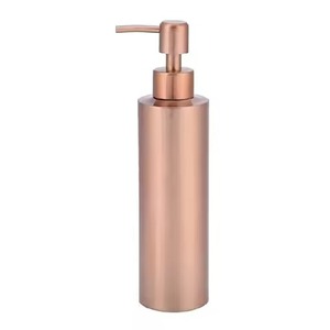 Premium Crafted Metal Soap <b>Dispenser</b> <b>Bottle</b> With Durable <b>Pump</b> Refillable Liquid Soap Holder Bathroom Home Accessory - Product Image 6