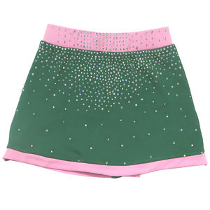 Vestido de Falda sin Mangas para Adultos, para Fútbol Americano, Animación, Baile, con Estampado de Diamantes de Imitación, Uniforme de Spandex/Poliéster - Product Image 6