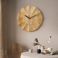 Jam Dinding Kayu Antik Kustom DIY dengan Mekanisme Senyap Berkualitas Retro, Dekorasi Rumah Modern dengan Jarum Penunjuk Waktu untuk Ruang Tamu