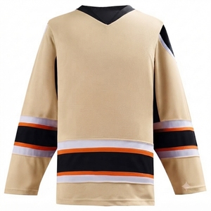 DROGEN EXPORT 2026 Maillot de Hockey sur Glace Personnalisé à Impression Numérique Manches Longues Maille Respirante Léger Durable 100% Polyester Séchage Rapide - Product Image 1