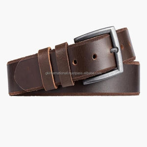 เข็มขัดผู้ชายหนังวัวแท้หัวเข็มขัดทองเหลืองแบบง่ามธรรมชาติสไตล์โบราณ - Product Image 6