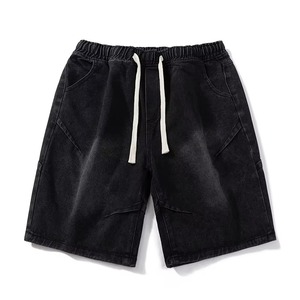 Shabbitra Impex <b>Shorts</b> for <b>Men</b> Thin American Loose Casual Pants Straight Fit Fashionable Washed Pants - Product Image 3