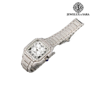 Premium Quality Luxury Fully White Iced Out <b>Diamond</b> <b>Watch</b> for Gifts Celebrations and Special Occasions Available for Best Price - Product Image 3
