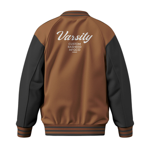 Chaqueta Varsity de Lana Personalizada para Hombre, Chaqueta Bomber Clásica Universitaria, Marca de Moda, Fabricante Mayorista de Marca Privada - Product Image 4