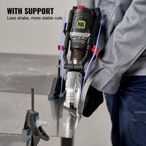 Cesoie Elettriche per Taglio Metalli, Accessorio per Trapano con Testa Girevole a 360 Gradi, Taglia fino a Acciaio Inossidabile 21 GA e Alluminio 14 GA - Product Image 5