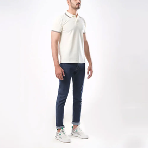Jeans en denim pour hommes, coupe slim, tendance, vente chaude, design streetwear, jeans de haute qualité, respirants - Product Image 1
