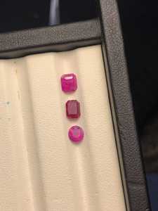 Natural Afghan Ruby <b>Cushion</b> & Round Cut Gemstones <b>Small</b> Size Red Ruby Loose Stones For Jewelry Making - Product Image 3