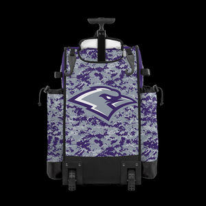 Custom Nylon Baseball Bat Bag Backpack with <b>Shoe</b> Pocket Helmet Storage Glove Compartment Fence Hook Water Bottle <b>Holder</b> 50-70L - Product Image 5