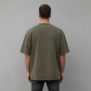 Camisetas Extra Grandes para Hombre, Casuales, de Algodón, Corte Holgado, Hombros Caídos, Cuello Redondo, Manga Corta, Estilo Relajado, para Uso en el Gimnasio o en Verano - Product Image 5