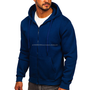 Chaqueta con Capucha para Hombre, Talla XS, Forrada para Invierno, con Estampado Sólido y Cremallera, Logotipo Personalizado OEM 2024, Sudadera con Capucha Extra Grande para Hombre al por Mayor - Product Image 3