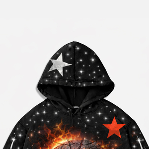 Sudadera con Capucha de Algodón Premium Estilo Urbano con Diseño de Impresión Serigrafiada Duradera, Sudadera Urbana Inspirada en las Tendencias, Diseñada con Alta Calidad - Product Image 2