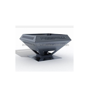 Fogata de hierro estilo granja rústica ideal para la decoración del jardín añadiendo calidez y belleza tradicional a la vida al aire libre - Product Image 4
