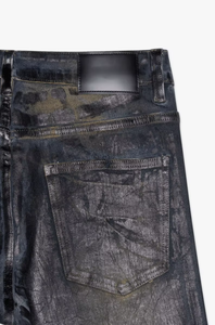 2026 HaiYao Custom Highly Quality Men's Vintage Waxed Wash Skinny Fit Streetwear <b>Hip</b> Hop Pants OEM ODM Supply Men's Denim Jeans - Product Image 3