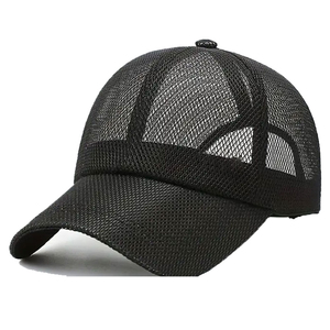 Gorra de Béisbol de Malla Transpirable e Impermeable de Poliéster/Algodón de Alta Calidad, Ajustada, con Logotipo Personalizado, Unisex, para Exteriores - Product Image 1