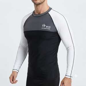 High Quality Oem Rash Guard Sublimation Surf Swim Outdoor Rash Guard Surfing Diving <b>Compression</b> <b>Shirts</b> Surfing Rash Guard - Product Image 1