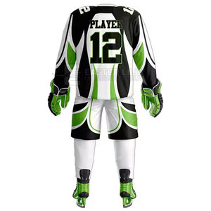 Nouvelle tenue de hockey en ligne respirante et facile à porter, vêtements de sport, uniforme de hockey en ligne à vendre - Product Image 2