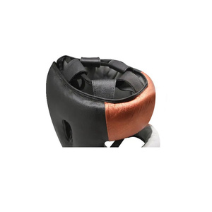 หมวกป้องกันศีรษะสำหรับชกมวยหนัง PU ราคาขายส่ง RTS พร้อมแผ่นป้องกันใบหน้าและปาก รุ่น AI-HG-20 - Product Image 3