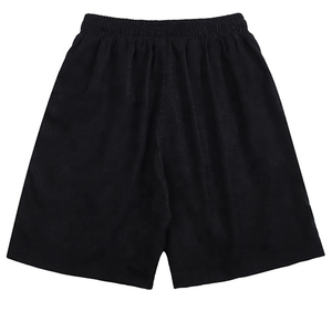 Custom <b>High</b> Quality 100 Percent Cotton Men Sweat Shorts Summer Fitness Sport Drawstring Blank Cotton Shorts for Men - Product Image 2
