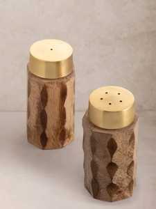 Cute Mushroom Shape Wooden Salt and Pepper <b>Shaker</b> Set Eco Friendly Natural Wood Seasoning Dispenser Kitchen Spice <b>Bottle</b> Set - Product Image 5