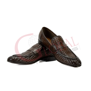 Mocassins en cuir de vachette pour homme, décontractés, respirants, antidérapants, haut de gamme, faits à la main, pour l'été - Product Image 2