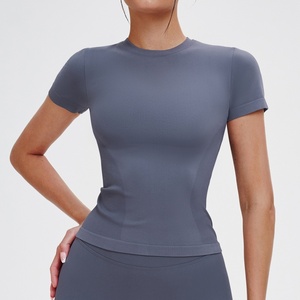 100% Cotton <b>compression</b> Women Slim Fit T-Shirt & <b>Short</b> Set <b>Short</b> Sleeve Latest Design T-Shirt & <b>Shorts</b> Set For Online Sale - Product Image 4