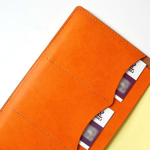 Genuine Leather A4 Document Holder <b>Folder</b> With Snap Closure Brown - Product Image 5