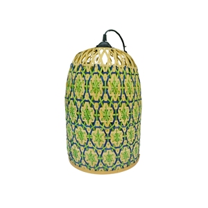 Pantalla de Lámpara de Bambú Ecológica con Forma de Trampa para Peces - Decoración Tejida Cruzada para Hostelería y Uso Doméstico - Product Image 2