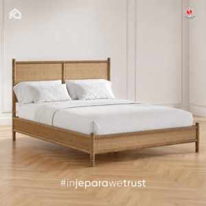 Minimalist Solid Teak Wood Platform <b>Bed</b> <b>Frame</b> Handmade Customizable Durable Multi-Functional for King/<b>Queen</b>/Full/Twin <b>Sizes</b> - Product Image 1