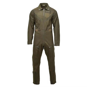 Overol de Trabajo Transpirable Unisex Verde Oliva, Estilo Piloto, Traje de Vuelo Duradero con Certificación CE, de Secado Rápido y Cómodo, de una Sola Pieza - Product Image 3